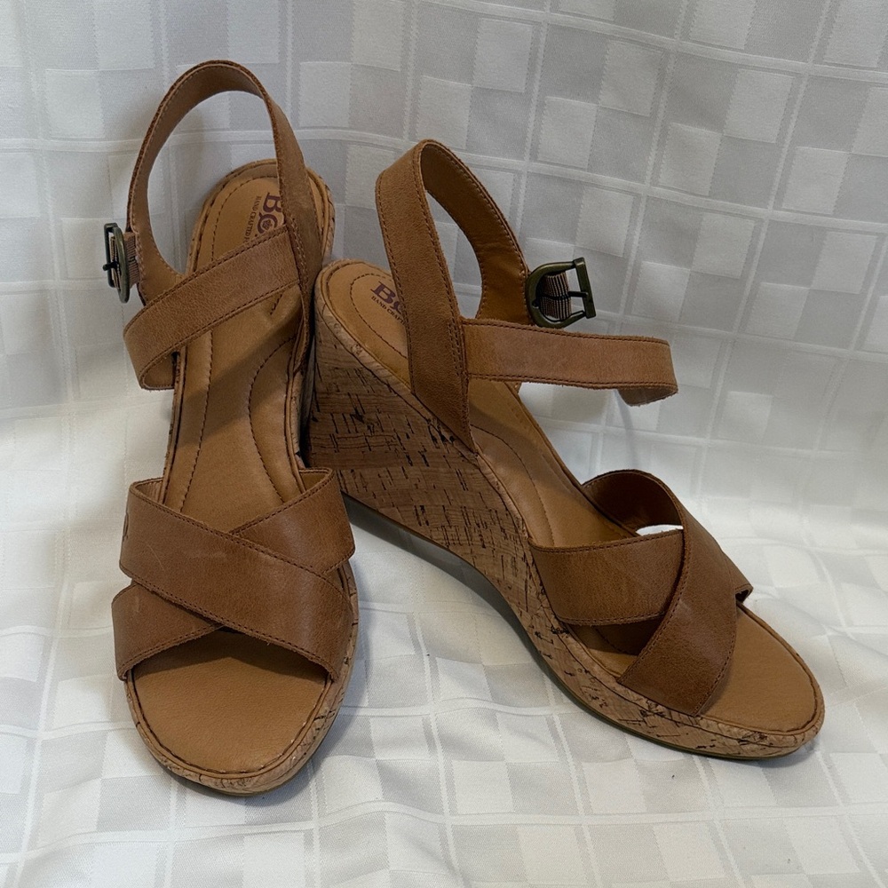 Born Women's Brown Strappy Sandals Size 10 M.